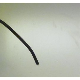 Sort kabel 0.22 mm2 - 1 m