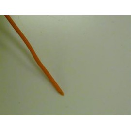 Orange kabel 0.22 mm2 - 1 m