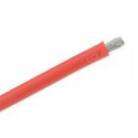 Rød kabel silikon 1.27mm2 - 1 m